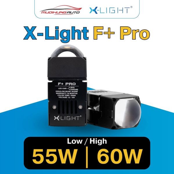 Đèn Bi LED Mini GTR X-Light F+ Pro New 2024