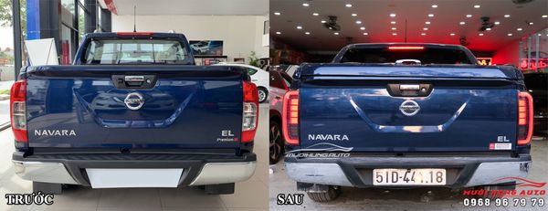 Đèn Hậu LED Nguyên Cụm Cho Xe Nissan Navara Đẳng Cấp