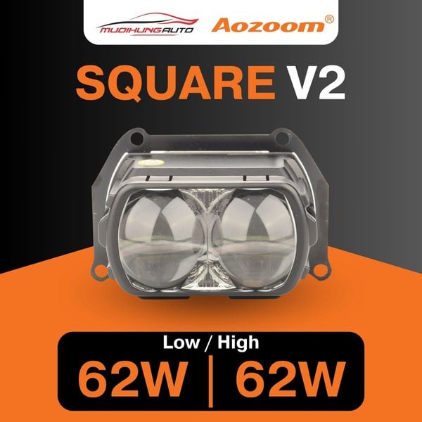 Đèn Bi LED Aozoom SQUARE V2