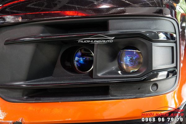 Combo Độ 4 Bi Gầm Eagle F-Light Chính Hãng Aozoom Cho Xe Audi Q7
