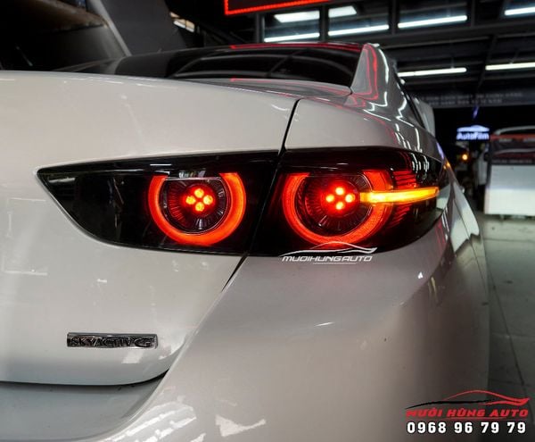 Nâng Cấp Đèn Hậu Cho Xe Mazda 3 2020 Bản Deluxe Lên Bản Premium Cực Chất