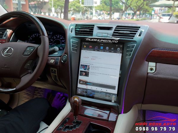 Trang Bị Bộ Màn Hình Android Và Camera 360 Cao Cấp Cho Xe Lexus LS460L