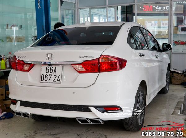 Mẫu Pô Độ Thể Thao Lắp Cho Xe Honda City Chuyên Nghiệp