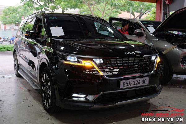 Độ 4 Bi LED Wolf Light Siêu Sáng Cho Đèn Pha Xe Kia Carnival 2022