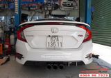 Độ 3 Pô Cao Cấp Cho Honda Civic RS 2019