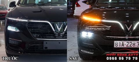 Combo Độ 4 Bi Laser JAGUAR Cho Xe Vinfast LUX SA2.0 Siêu Sáng
