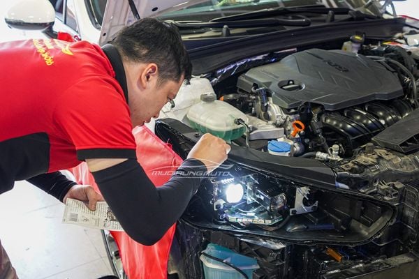 Độ 6 Bi LED KMR Tăng Sáng Cho Xe Kia K5 2023