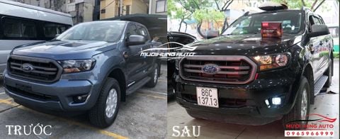 Độ bi gầm GTR chính hãng xe Ford Ranger 2020
