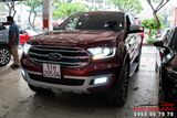 Độ Bi Jaguar Laser Kết Hợp LED Pha Xe Ford Everest