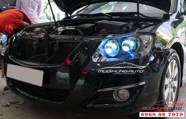 Độ Bi LED Domax Cos Pha Xe Toyota Camry 2010