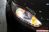 Độ Bi LED GTR Và Vòng Angel Eyes Cho Xe Ford Fiesta