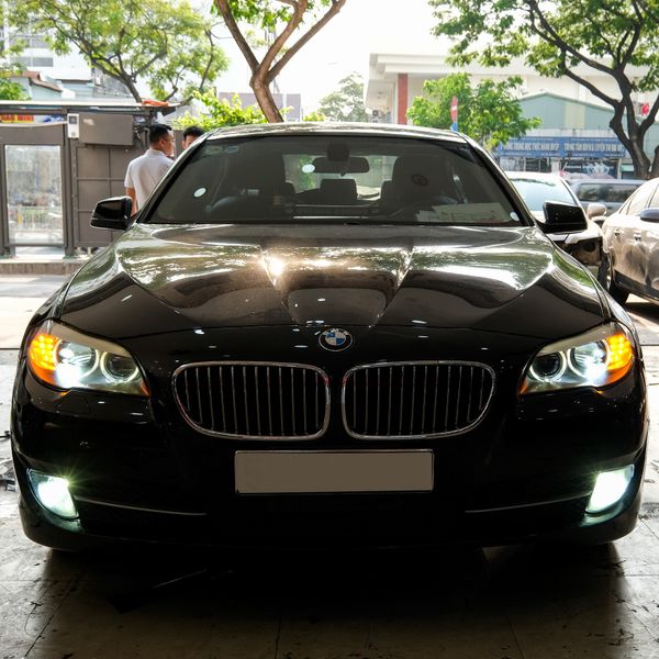 Độ Bi LED Laser E30L Tăng Sáng Xe BMW 523i