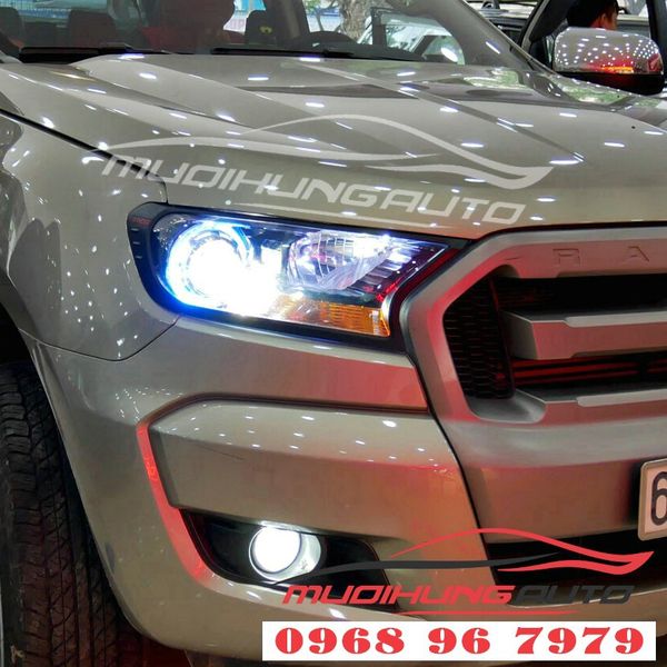 Độ bi xenon cho đèn Pha  Ford Ranger chuyên nghiệp