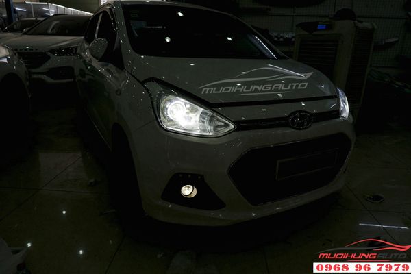 Độ Bi xenon cho đèn pha Hyundai I10 chuyên nghiệp