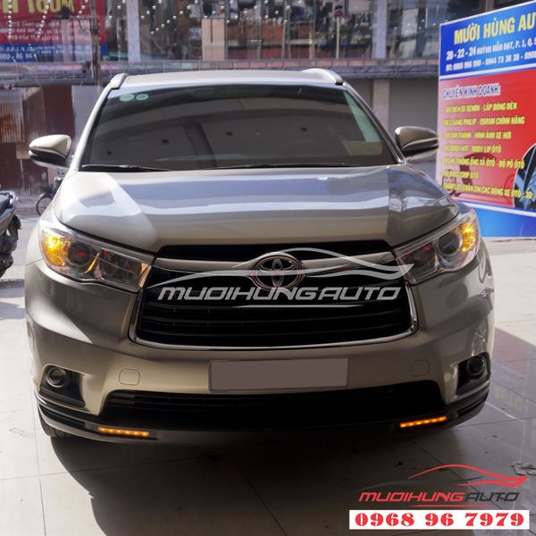 Độ Bi Xenon Đèn Pha Và Bi Gầm Toyota Highlander 2015