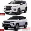 Độ Body Kit Lên Đời 2021 Độc Đáo Xe Toyota Fortuner 2017 - 2019