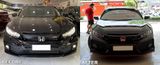 Độ Body Kit Type R Màu Đen Cho Xe Honda Civic