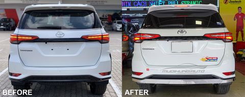 Độ Cản Sau Cao Cấp Cho Xe Toyota Fortuner Legender 2022