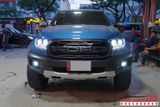 Lắp Đặt 4 Bi LED Laser Kenzo S900 Chính Hãng Cho Xe Bán Tải Ford Ranger