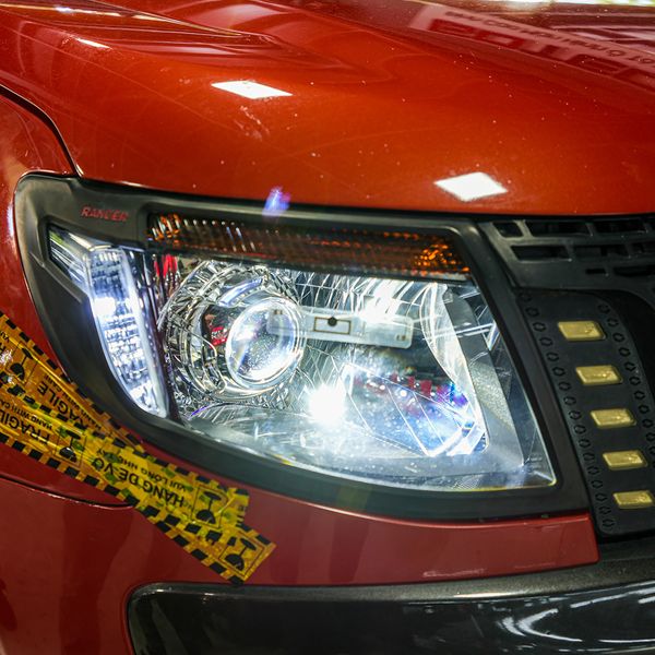 Độ Cặp Đèn Bi LED Laser Kenzo S900 Cho Xe Ford Ranger Tại TPHCM