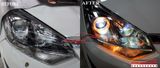 Độ 04 Bi LED WOLF LIGHT Kết Hợp Vòng Angle Đẹp Mắt Xe Toyota Wigo