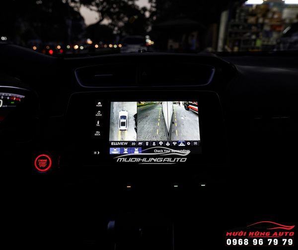 Gắn Camera 360 Độ Elliview V5 Bản P Chính Hãng Cho Xe Honda CRV