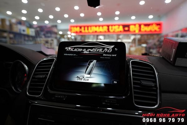 Gắn Màn Hình DVD Android Cho Mercedes GLS400 Chính Hãng