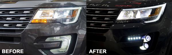 Độ Đèn Bi Gầm Xe Ford Explorer Chuyên Nghiệp