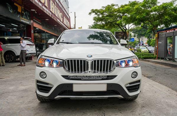 Độ Đèn Bi LED Domax X-LED Pro Và Vòng Angel Eyes Cho Xe BMW X4