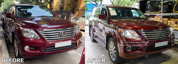 Độ Đèn Bi LED Laser Kenzo S900 Cho Xe Lexus LX570 2008