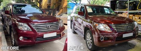 Độ Đèn Bi LED Laser Kenzo S900 Cho Xe Lexus LX570 2008