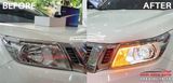 Độ đèn bi LED LASER và LED mí xi nhan  xe Nissan Navara 2020