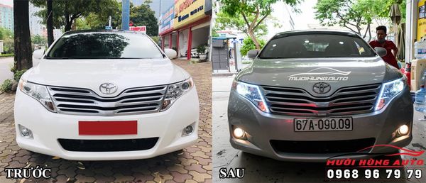 Độ Đèn Bi LED V20 Và LED Mí Chạy Cho Toyota Venza 2010 - 2012