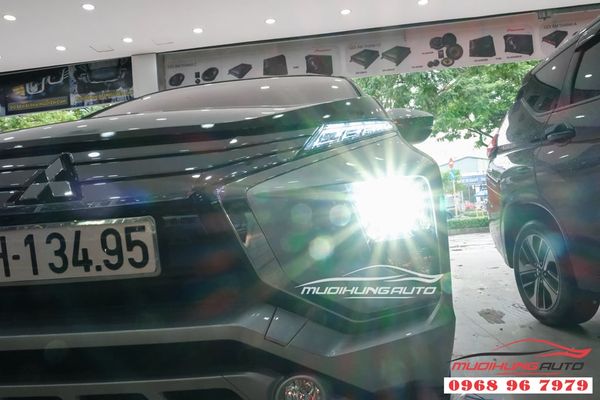 Độ Đèn Bi LED Và Vòng Angel Eyes Xe Mitsubishi Xpander 2020