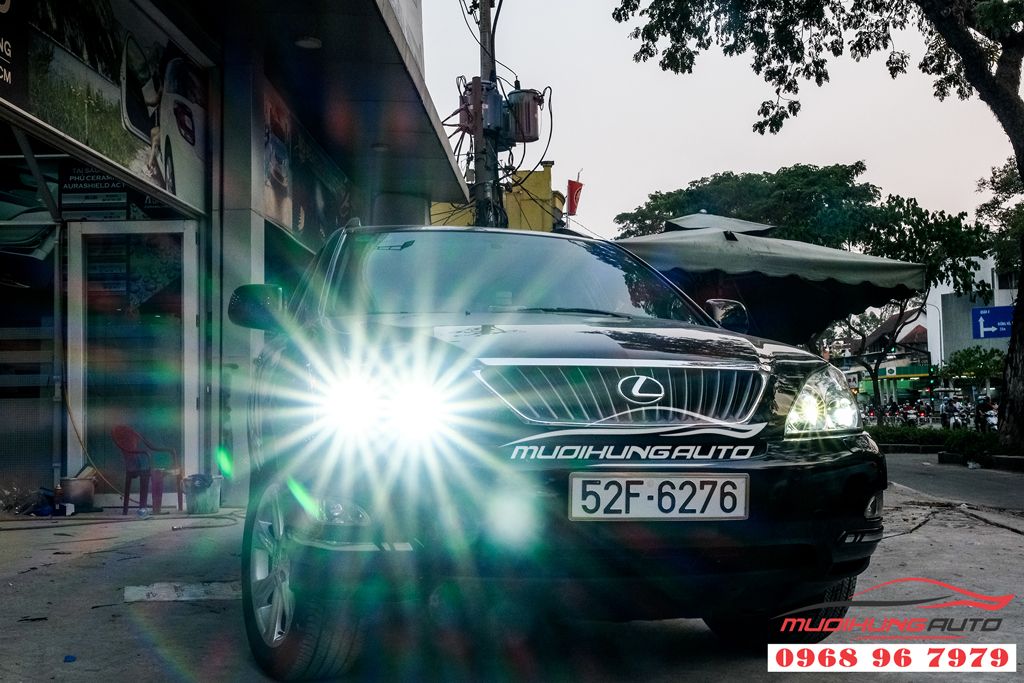 Độ Đèn Bi LED Xe Lexus RX350 2007 - Mười Hùng Auto