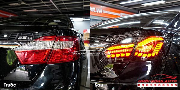 Độ Đèn Hậu Kiểu Mercedes Cao Cấp Cho Xe Toyota Camry 2015
