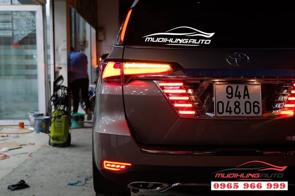 Độ đèn  Hậu nguyên cụm Fortuner 2019-2020