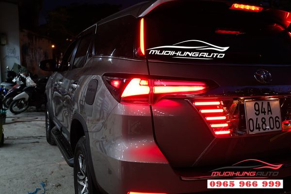 Độ đèn  Hậu nguyên cụm Fortuner 2019-2020