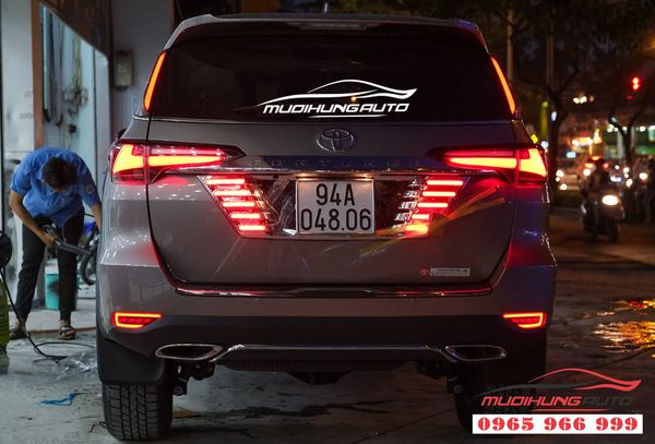 Độ đèn  Hậu nguyên cụm Fortuner 2019-2020