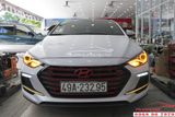 Độ đèn led cản trước Hyundai Elantra 2018