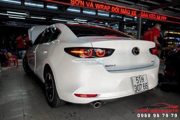 Nâng Cấp Đèn Hậu Cho Xe Mazda 3 2020 Bản Deluxe Lên Bản Premium Cực Chất