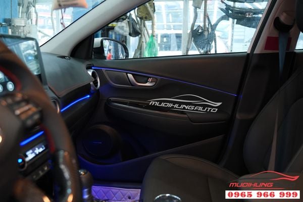 Độ Đèn LED Nội Thất Cho Xe Hyundai Kona 2020