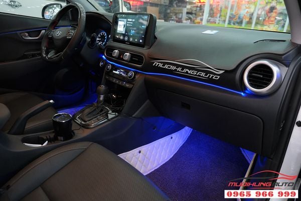 Độ Đèn LED Nội Thất Cho Xe Hyundai Kona 2020