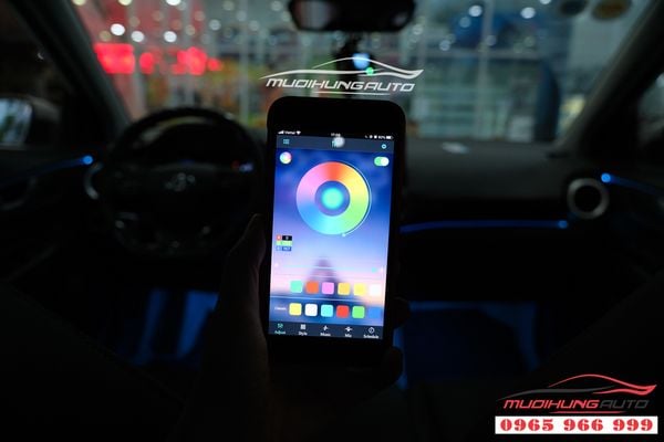 Độ Đèn LED Nội Thất Cho Xe Hyundai Kona 2020