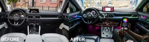 Độ Đèn LED Nội Thất Ma Trận Cho Xe Mazda CX5 2020