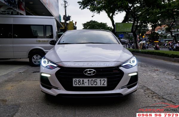 Độ đèn Led pha Hyundai Elantra 2018 chuyên nghiệp