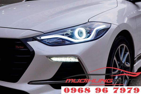 Độ đèn Led pha Hyundai Elantra 2018 chuyên nghiệp