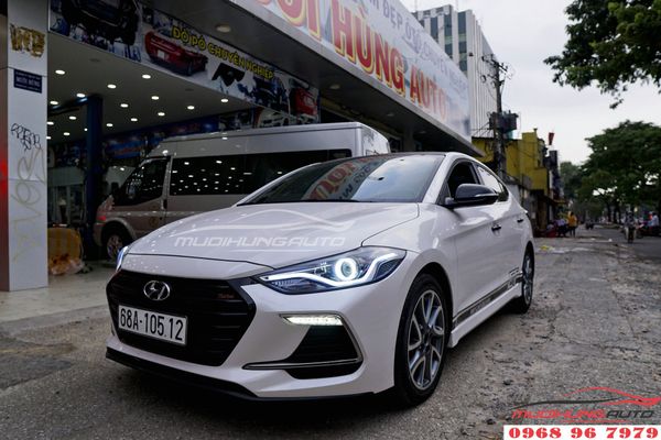 Độ đèn Led pha Hyundai Elantra 2018 chuyên nghiệp