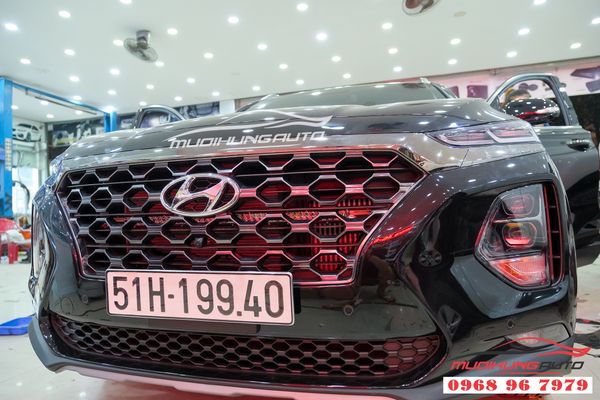 Độ Đèn Led Thanh Xe Hyundai Santafe 2019 - 2020