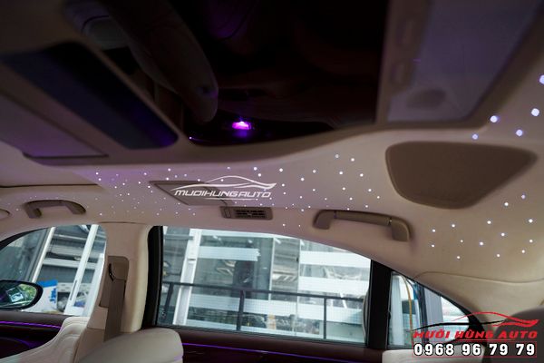 Độ Đèn LED Trần Sao Rơi Cho Xe Lexus LS460L Chuyên Nghiệp